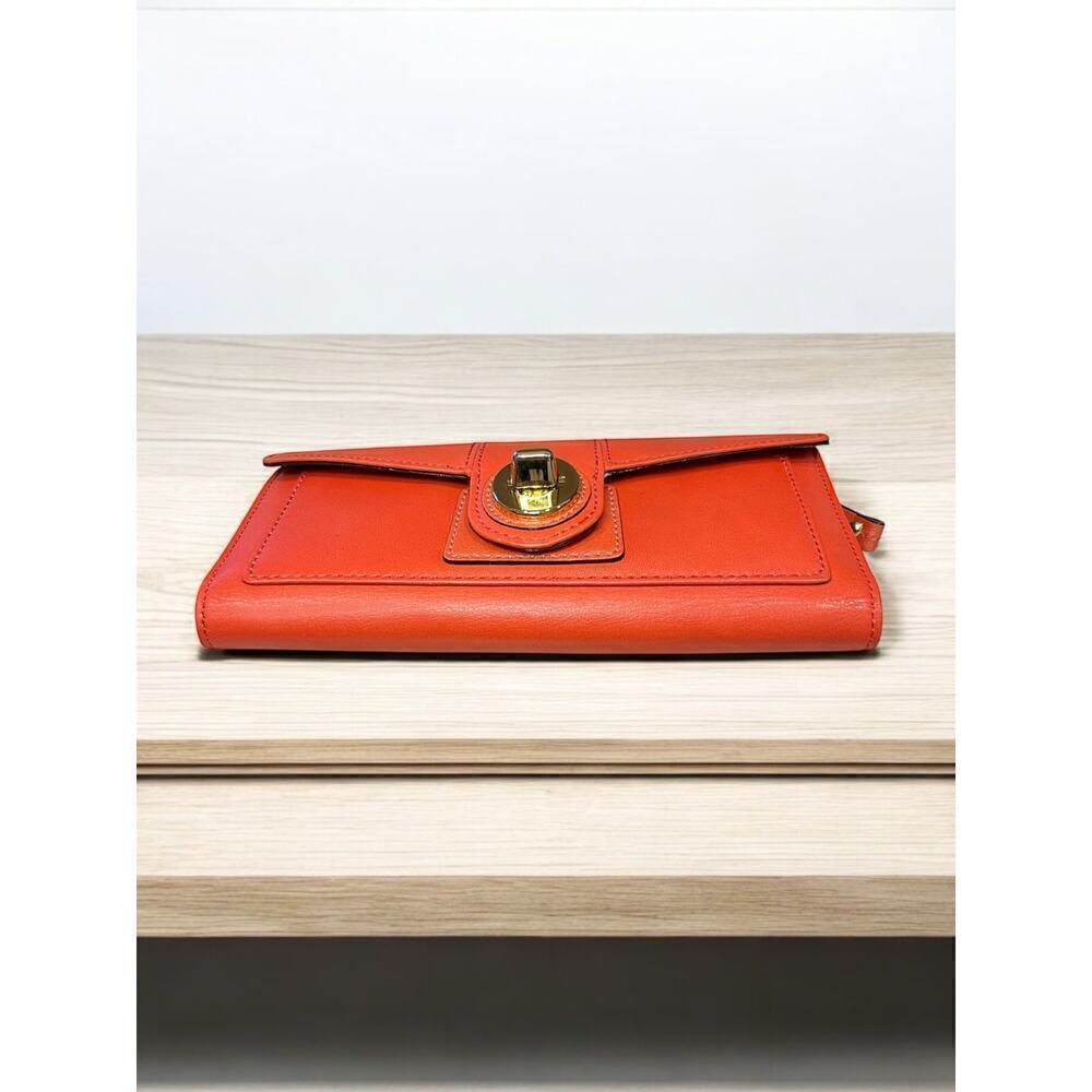 Y2K Coach Ashley Turnlock Leather Envelope Wallet - Picture 4 of 9
